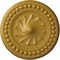 Ekena Millwork Foster Shell Ceiling Medallion (Fits Canopies up to 9 5/8"), 15 3/4"OD x 2"P, Iridescent Gold CM15FOIGS - alternate 1